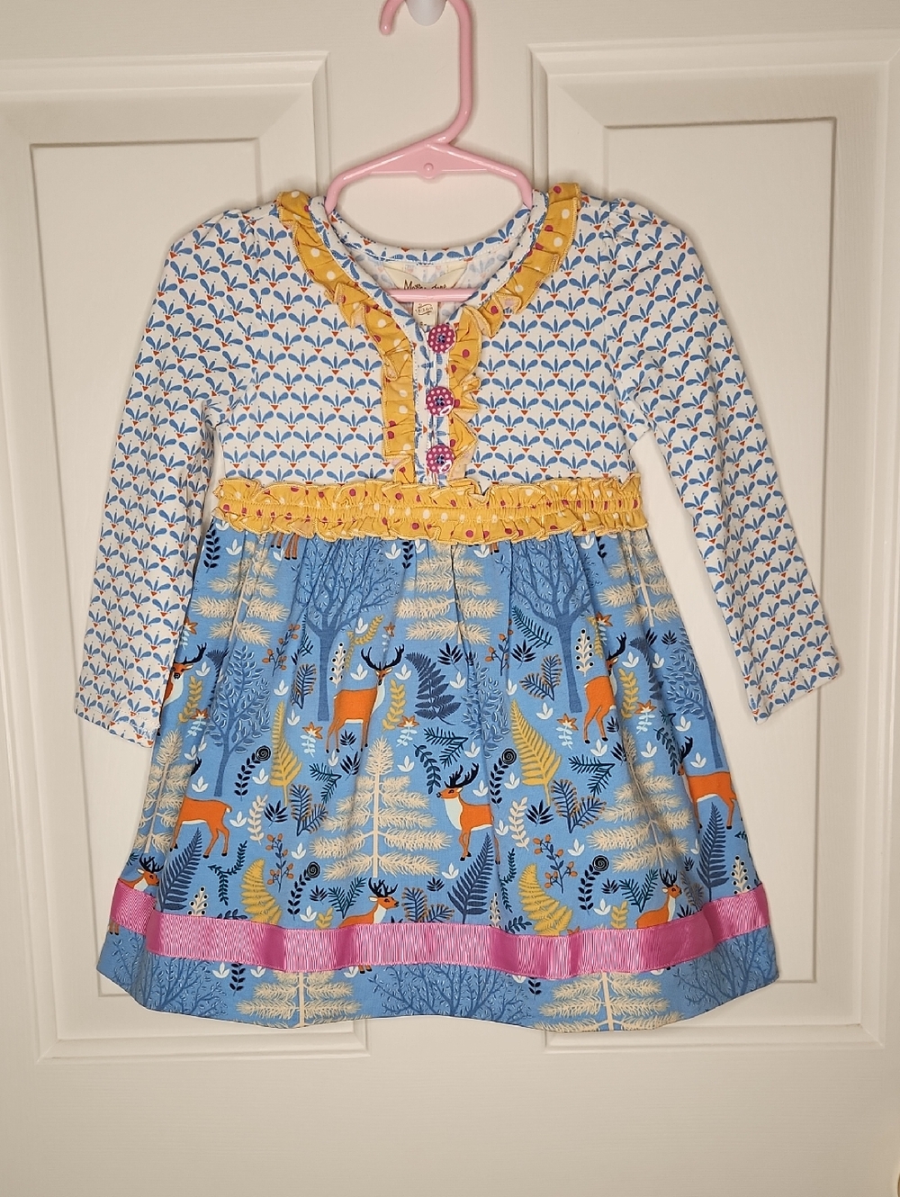 Matilda Jane (Make Believe) Hearth and Home Dress  18-24M NWT